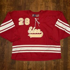Elon University College SP FloKnit Hockey Jersey #28
